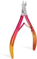 Cuticle Nipper, Polished Coated Durable Trimmer, Nail Clipper with Fine Edge, Comfort Grip Cuticle Cutter and Remover Tool Kit for Nail Care (Rose-1 PACK)