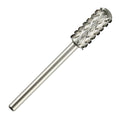 C & I Small Barrel Rounded Top Nail Drill Bit with Teeth on the Top, Professional Electric File for Manicure Drill Machine, Remove Nail Gels 3/32” (Ultra Coarse -4XC)