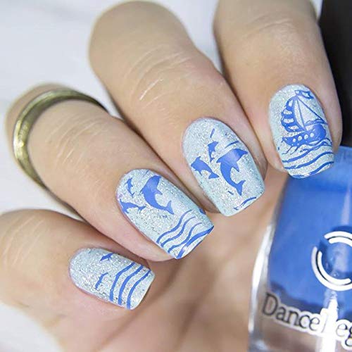 Whats Up Nails - A019 Beach Mode Stamping Plate for Nail Art Design