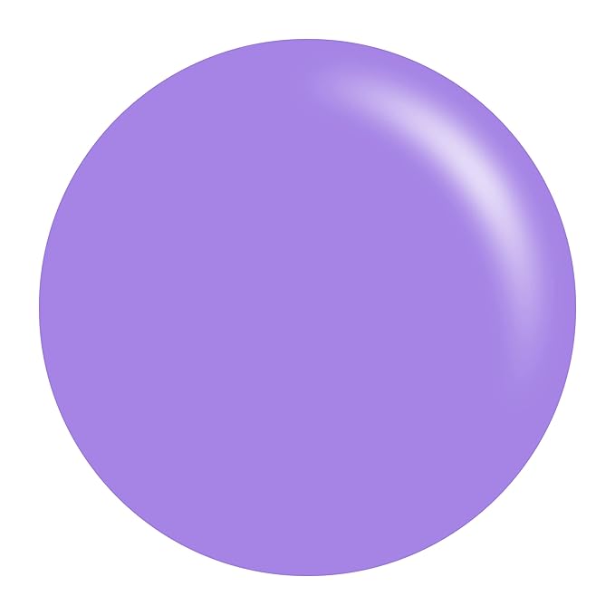 DND DC Gel Polish Set, Purple Collection, UV/LED Gel Polish and Air Dry Nail Lacquer, Matching Chip-Free Polish Duo, 265 Pearly Purple, 0.5 Fl Oz