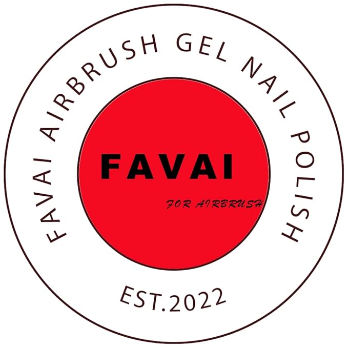FAVAI 6 PCS Airbrush Gel Nail Polish 90 ML White Color (#102) for Nail Art, Non-Acetone Airbrush Gel Polish with Fine Mist, Nail Polish for Nail Gradients No Dilution, 6 * 15ML