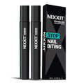 NIXXIT Nail Biting Treatment for Adults - Stop Nailing Biting Pen and Thumb Sucking for Adults & Children - Non Glossy Bitter Taste - Safe & Effective Solution - USA Made (2 - Pack)