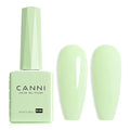 CANNI Mint Green Gel Nail Polish, 1Pcs Pastel Light Green Gel Polish Lime Sage Color Soak Off U V Nail Manicure Salon DIY at Home