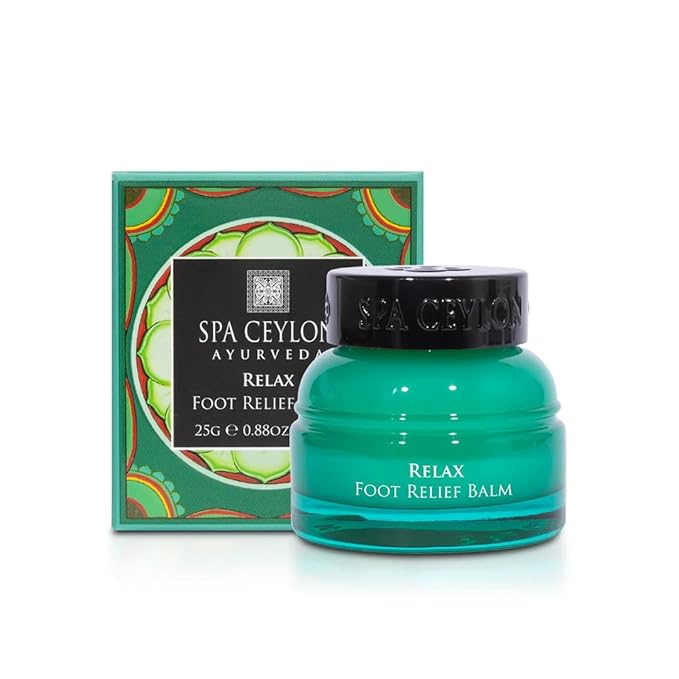 SPA CEYLON RELAX Foot Relief Balm | Instant Cooling & Soothing | relief for tired & fatigued feet | Hydrating | 100% Natural | Suitable for all skin types