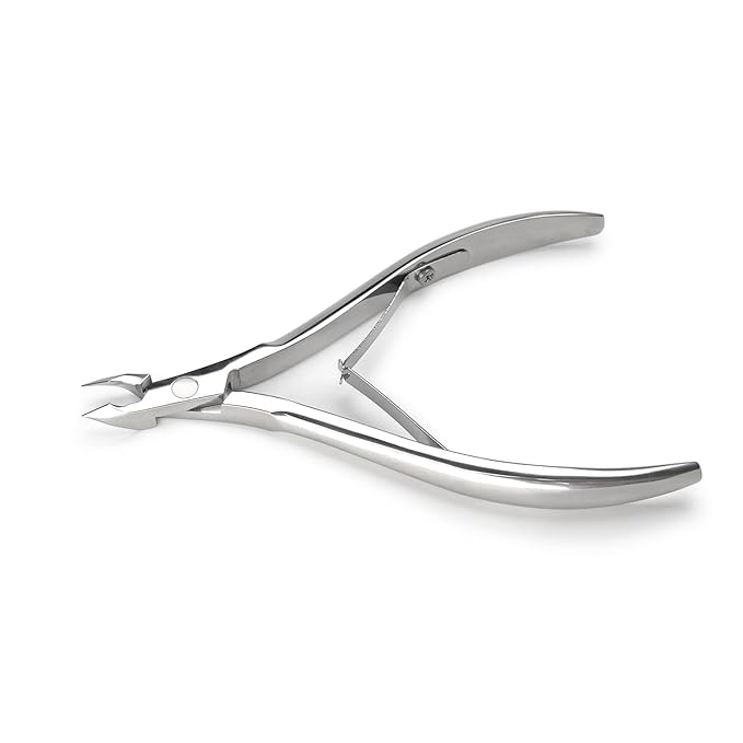 LePinko Professional Cuticle Trimmer with Cuticle Pusher, Super Labor-saving Dead Skin Nippers, Sharp Hangnail Remover for Fingernail Toenail, Pedicure Manicure Nail Care Tool for Women Men, 7mm Jaw