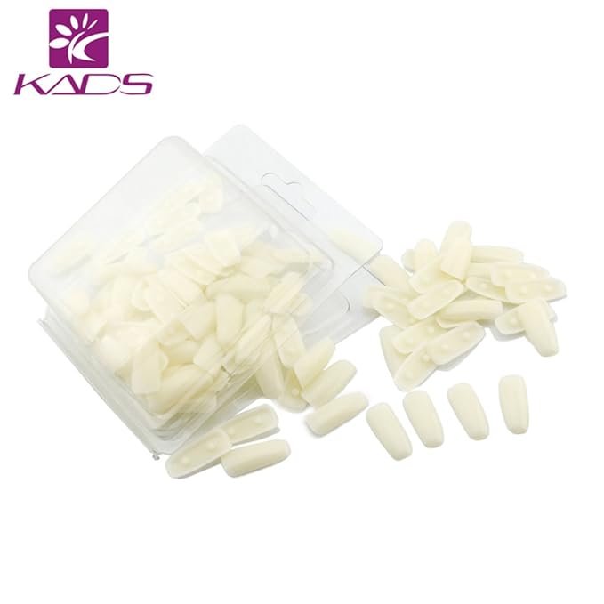 KADS 1set Dismountable Practice Removable Nail Training Holder + 100pcs Practice Nail Tips Salon Manicure Nail Art Beauty Tools