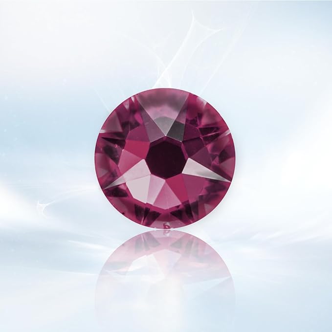 Novani Purple Rhinestones 1440pcs Flat Back Round Rhinestone Style 2088 Sparkly Crystal Gemstones for Nail Art and Crafting SS20,4.6-4.8mm