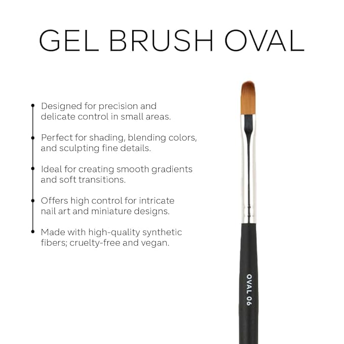 Gel Brush Oval 06