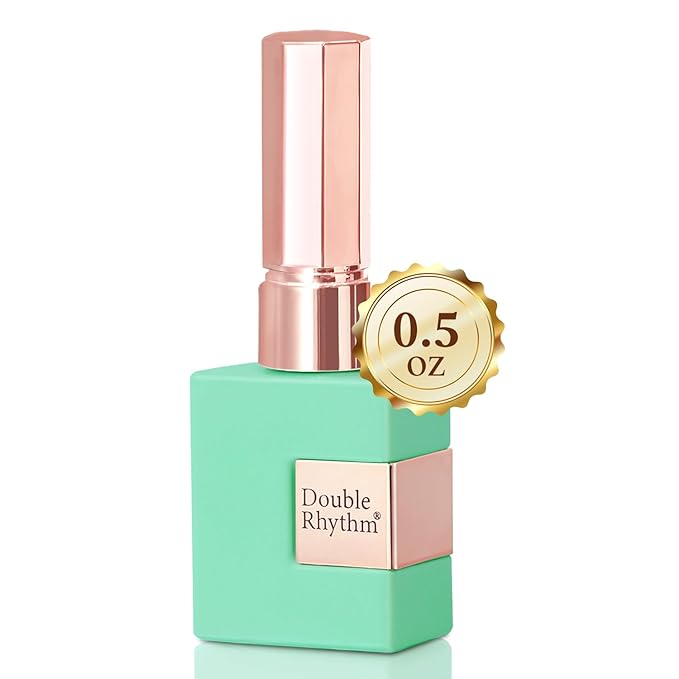 Double Rhythm 15ML Gel Nail Polish Pure Sheer Same Color Same Bottle Soak Off Gel Polish Art Manicure Salon DIY at Home for Women (Quiet Green-A1773)