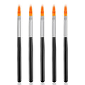 DANNEASY 5Pcs Ombre Nail Brush Nail Art Brushes Set Nail Ombre Brush Nail Pens Nail Gradient Brush Nail Design Kit Nail Art Tools