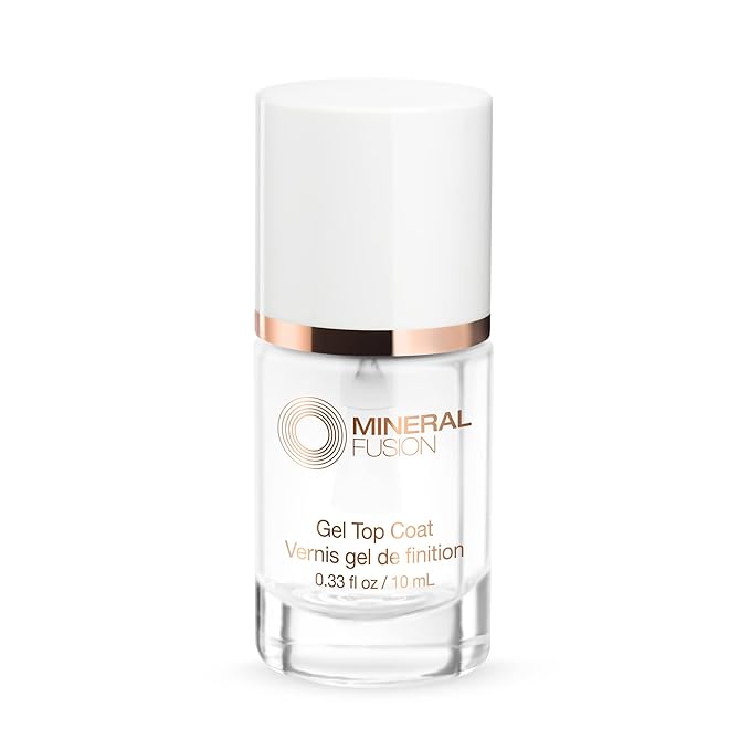 Mineral Fusion, Chip-Resistant, Ultra Shiny, Gel Nail Top Coat 0.33 Fl Oz (Pack of 1)