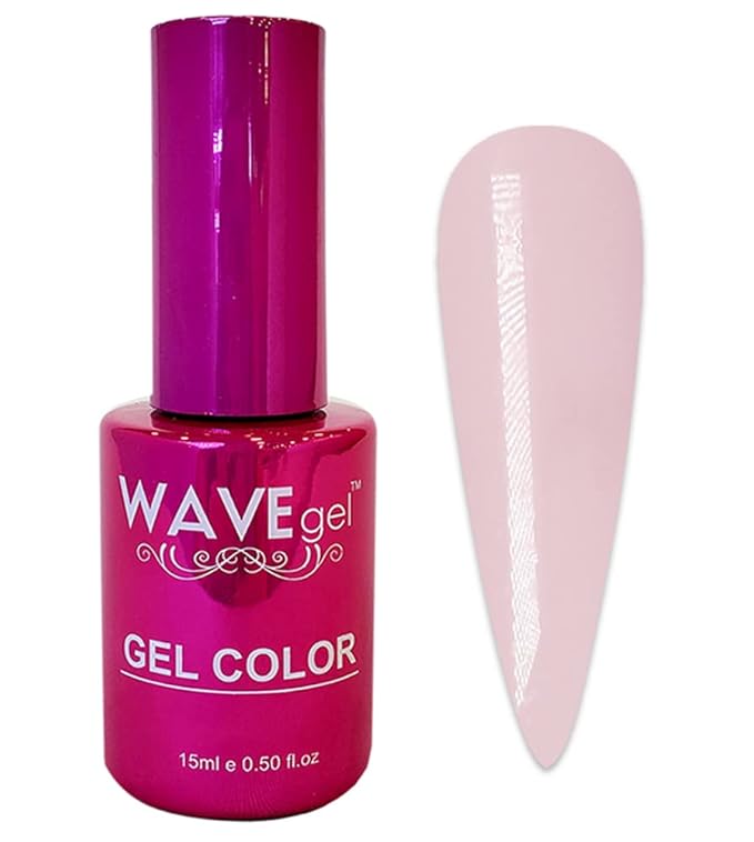 WAVEGEL Soak-Off Gel, Nail Lacquer & Acrylic/Dip Powder Matching Set - Princess Collection - #008 Pink Antique
