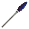 C&I Tapered Tornado & Olive Tornado Nail Drill, E File for Manicure Drill Machine, Professional Nail File to Quick Remove Nail Gels (C, Olive)