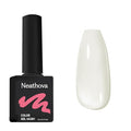15ML Gel Nail Polish Pure Sheer Same Color Same Bottle Soak Off Gel Polish Art Manicure Salon DIY at Home for Women (Milky White) 1PCS