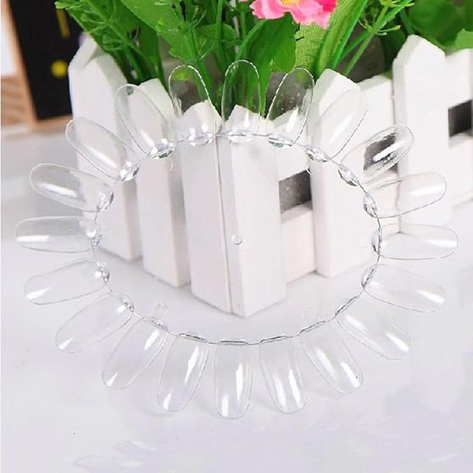 180Pcs Clear Nail, Nail Arts Polish Practices Display Tips Nail Sample Sticks,Nail Practices Color Display Polish Board for Home DIY Manicure Nails Art Practice Tips Tools Nail Arts