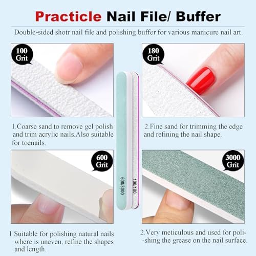 LOUINSTlC Gel Nail Polish Remover-2 x15ml Bottles，Fast 2-5 Min, Acetone-Free, Gentle on Nails, No Foil/Soak, includes 2 Tools for DlY & Professional Use