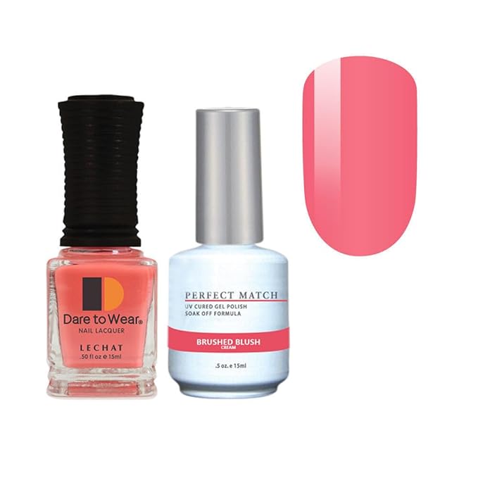 LeChat Perfect Match Gel Polish, Brushed Blush, 0.5 fluid_ounces