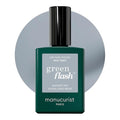 Manucurist Green Flash LED Mist Grey Gel Nail Polish - Vegan, 12-Free, Plant-Based - Strengthens and Protects the Nail - Gel Polish - Made in France - 0.5 fl oz
