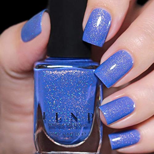 ILNP Ocean Ave - Cerulean Blue Holographic Nail Polish