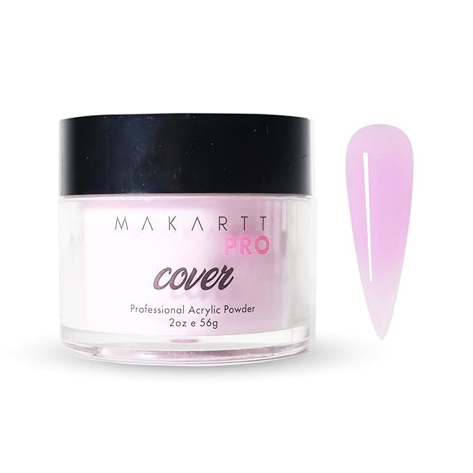 MakarttPro Acrylic Powder – Durable, Long-Lasting, Easy-Apply Formula for Nail Extensions, Overlays, Sculpting & Nail Art – 56g/2oz – Blossom Beam, Perfect for Pros and At-Home Use