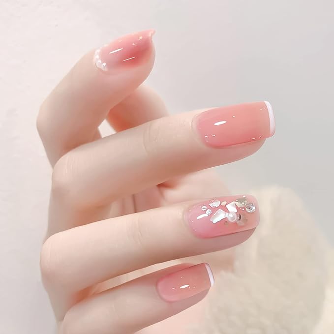 MAYCHAO Jelly Gel Nail Polish 15ML 1Pc Mauve Pink Sheer Nail Polish Soak Off UV LED Nail Gel Polish Nail Art Starter Manicure Salon DIY at Home, 0.5 OZ
