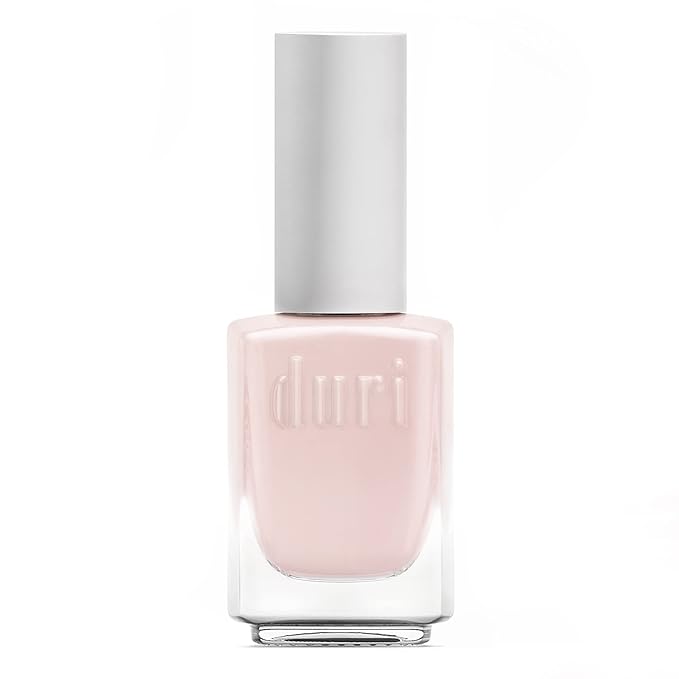 duri Nail Polish, 718 Warm Seduction, Warm Pastel Natural Pink, Full Coverage, 0.45 Fl Oz