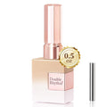Double Rhythm 15ML Jelly Glass Cat Eye Gel Polish with Magnet Holographic Glitter Shimmer Translucent Sheer Color Salon Soak Off Magnetic Nail at Home (Pale Nude-MC1199)