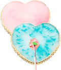 2 Pcs Resin Pink Nail Art Palette, Nail Art Painting Mixed Color Palettes Gold Edge Nails Holder Nails Arts Display Board Easter Gifts for Women Easter Basket Stuffers