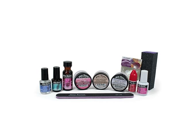 Mia Secret Cover Acrylic Powders Nail Kit/Set For Beginner (KIT-13) - Kit de uñas acrilicas completo mia secret - Kit de polvos acrilicos cover para uñas de acrilico