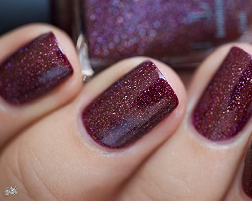 ILNP Diablo - Vampy Oxblood Holographic Nail Polish