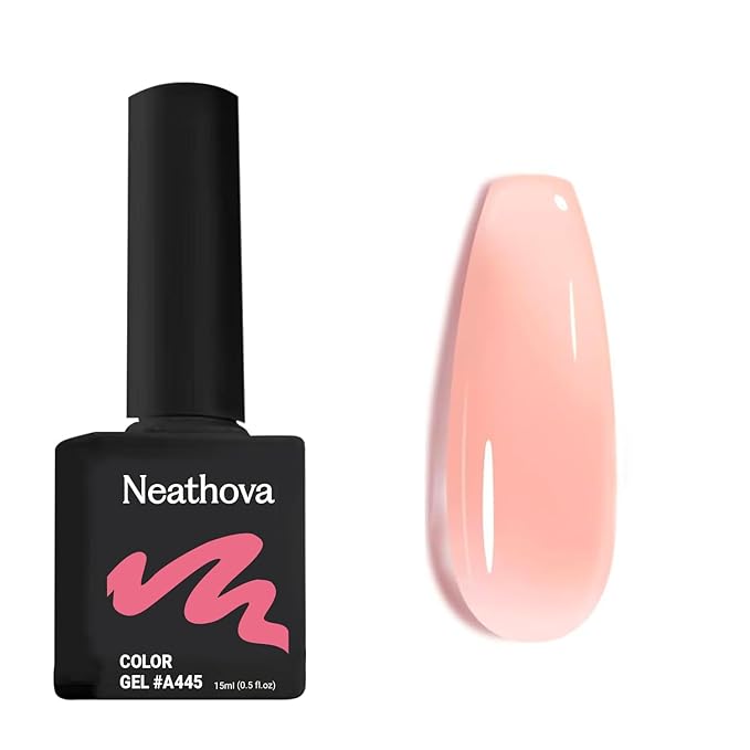 15ML Gel Nail Polish Pure Sheer Same Color Same Bottle Soak Off Gel Polish Art Manicure Salon DIY at Home for Women (Chic Nude) 1PCS
