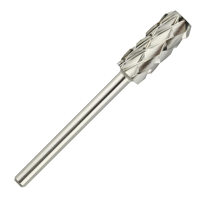 C & I Small Barrel Nail Drill Bit, Chamfer Edition, Professional Electric Nail File for Manicure Drill Machine, Remove Nail Gels, Acrylics, 3/32” (Super Coarse -5XC)