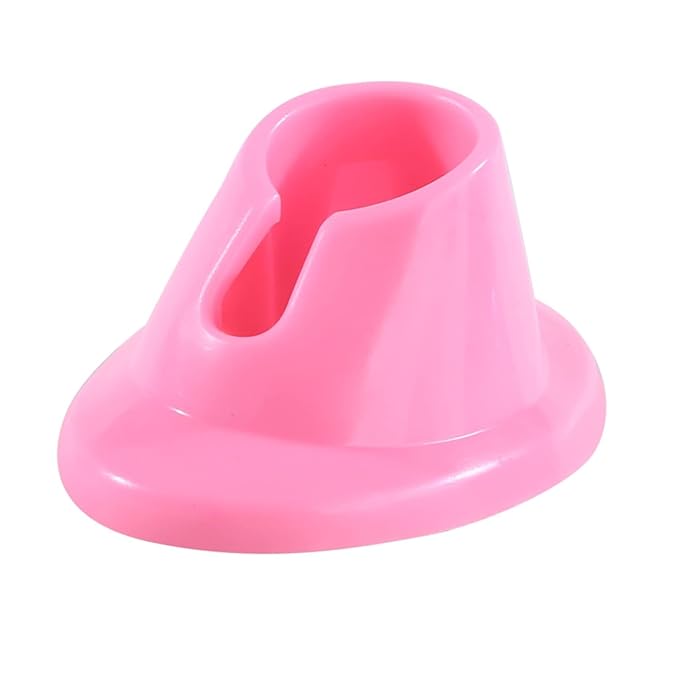 Pink Soft Rubber Nail Polish Bottle Holder Bottle Stand Manicure Display Tools Nail Art Supplies for Nail Organizer Display Nail Polish