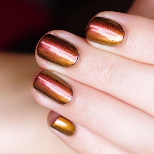 ILNP Abundance - Red, Orange, Bronze, Gold Ultra Chrome Color Shifting Nail Polish