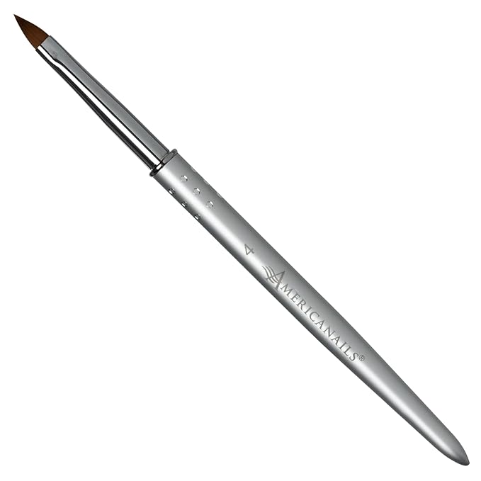 Americanails Faux Kolinsky Designer Series 3D Acrylic Nail Art Brush - Size #4