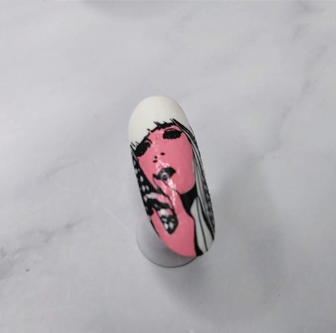 2Pcs Sexy Girl Love Image Nail Stamping Plates Kit Leopard Snake Skin Design Nail Stamp Plates Templates Heart Lip Heel Palm Mouth Printing Nail Stamper Plate Stencil Accessories Tools for Nails Art