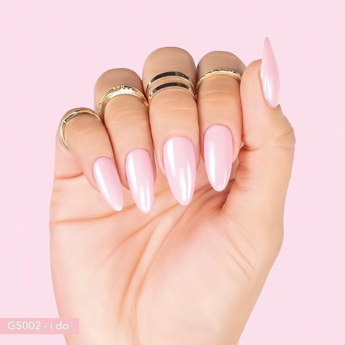 Kiara Sky Gelly Tips Starter Kit | Includes Prep, Primer, Builder, Top Coat, Tips | Almond Medium (No Lamp)