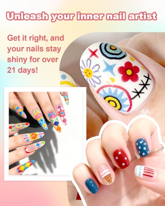 Oiomniv Acrylic Nail Art Pens Set, 12 Colors Quick Dry Nail Design Markers with Clear Number Codes, Fine Tip Paint Pens for Gel Polish, DIY Manicure Kit with 10 Nail Stickers