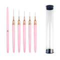 Professional Nail Art Brushes Nail Line Brush UVGel Painting Pen Carved Nail Art Liner 3D Rhinestones Brush For Manicure Nail Decorations For Nail Art Liner Brush Set Diy Drawing Lines Rhinestones Tip