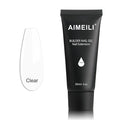 AIMEILI Hema Free Clear Builder Nail Gel Nail Extension, 30ml 1oz Nail Enhancement, Cruelty Free, Vegan