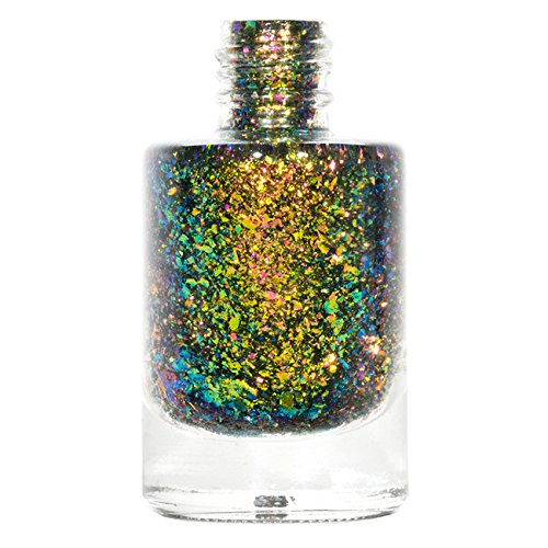 ILNP Brilliance - Pale Gold, Pinkish Bronze, Light Green Ultra Chrome Color Shifting Flakie Nail Polish
