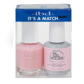 IBD It's A Match Duo French Pink 304BD, Nail Lacquer and Gel Polish, 1 Set