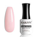 Rarjsm Pink Rubber Base Gel Polish, Soft Pink Nail Repair, 15ml Nude Gel Polish, French Manicure