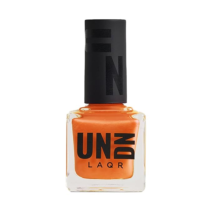 UNDN Vegan Nail Polish - Grand Rising - Warm Orange Nail Polish for Women and Men - Long Lasting, Durable Finish - Cruelty Free - 0.5 oz