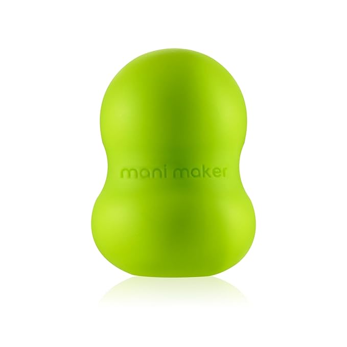 Universal Nail Polish Grip for Precision Painting Perfect for DIY Manicures, Nail Artists, and Professionals - Easy to Use, Suitable for Righties and Lefties - 4 Fun Colors (lime)