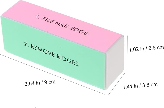 10pcs Nail Buffer Block Nail File Buffing Sanding Buffer for Home Professional Manicure Pedicure Kit