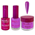 WAVEGEL Soak-Off Gel, Nail Lacquer & Acrylic/Dip Powder Matching Set - Princess Collection - #90 Alice