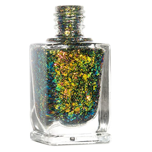 ILNP Brilliance - Pale Gold, Pinkish Bronze, Light Green Ultra Chrome Color Shifting Flakie Nail Polish