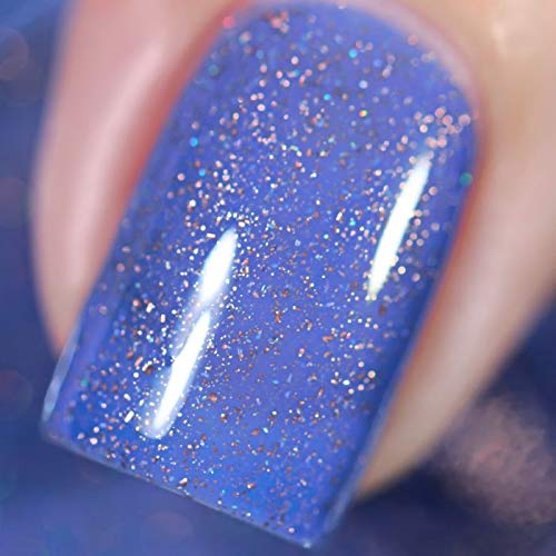 ILNP Ocean Ave - Cerulean Blue Holographic Nail Polish