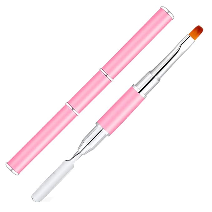 PolyGel Brush and Picker Brush tool for UV Poly Gel (Pink)